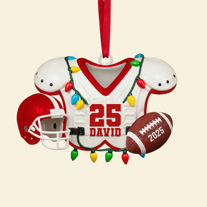 Personalized Gifts For American Football Lovers Christmas Acrylic Ornament 01hutn230825 - Ornament - GoDuckee