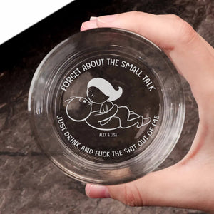 Personalized Gifts For Couple Engraved Whiskey Glass 01OHMH050624 - Drinkware - GoDuckee