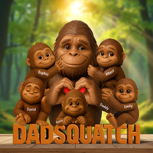 Dadsquatch Acrylic Plaque - Personalized Gifts For Dad 04naqn170525 - Shaped Plaques - GoDuckee