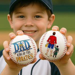 Personalized Gifts For Dad Baseball Dad King Of The Pirates 03HUQN080425PA - Baseball - GoDuckee