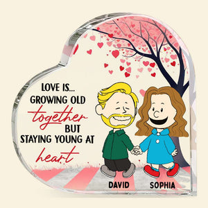 Personalized Gifts For Couple Heart Plaque 01TODT231224DA - Shaped Plaques - GoDuckee