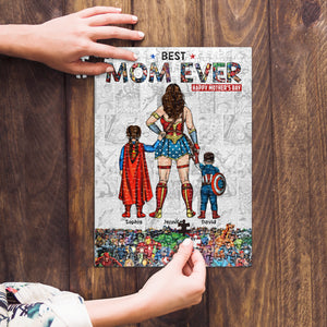 Personalized Gifts For Mom Jigsaw Puzzle 04qhqn220424pa Mother's Day - Jigsaw Puzzles - GoDuckee