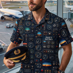Six Packs of Pilots Hawaiian Shirt - Personalized Gifts For Pilots 02hutn170726 - Hawaiian Shirts - GoDuckee