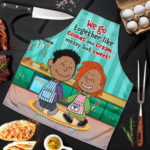 Personalized Gifts For Couple Aprons 01ohpu211224 - Aprons - GoDuckee
