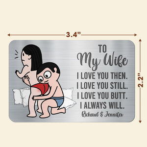 Personalized Gifts For Couple Aluminum Wallet Card 07ohqn191224hh Naughty Couple Gifts - Wallet Card - GoDuckee