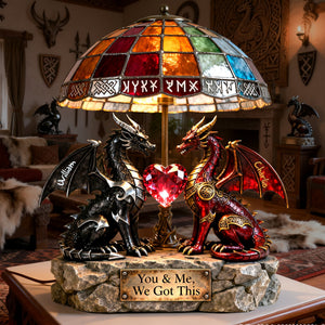 Viking Couple Light Box Personalized Gifts For Couple 05PGLU070226 - Light Box - GoDuckee