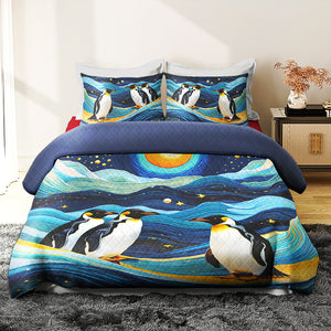 Gifts For Penguin Lovers Quilt Bed Set 06huqn210125 - Blanket - GoDuckee