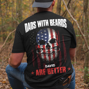 Dads With Beards Are Better, Personalized Shirt, Gift For Dad, Father's Day Gift - Shirts - GoDuckee