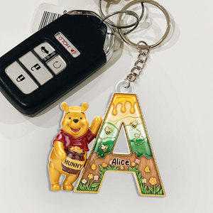 Cute Cartoon Bear Keychain - Personalized Gifts For Fans 01napu190625 - Keychains - GoDuckee