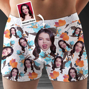 Gifts For Husband, Personalized Photo Men's Boxer, Unique Gifts For Him, Valentine's Day Gifts - Boxer Briefs - GoDuckee