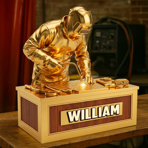 Proud Skilled Welder Acrylic Plaque - Personalized Gifts For Welders 02OHLU140725 - Shaped Plaques - GoDuckee