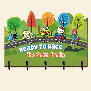 Personalized Wood Key Hanger Gifts For Family 04KADT100624 - Wood Sign - GoDuckee