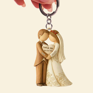 Personalized Gifts For Newlyweds Keychain 01totn261125 - Keychains - GoDuckee