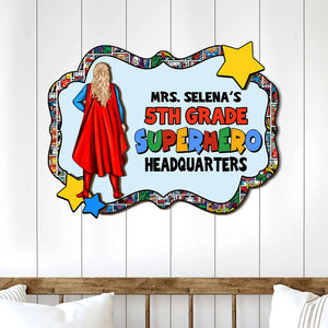 Teacher Personalized Wood Sign 03HUHN300623TM - Wood Sign - GoDuckee