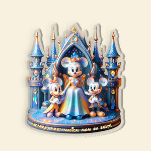 Personalized Gifts For Magical Mom Acrylic Plaque, Most Magical Mom On The Earth - Shaped Plaques - GoDuckee