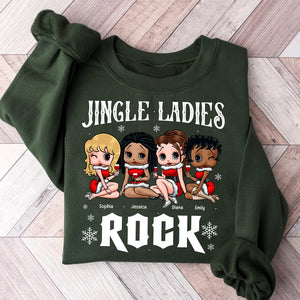 Jingle Ladies- Personalized Sweatshirt-Gift For Besties-05htqn091023hh - Shirts - GoDuckee