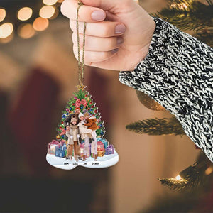 Custom Photo Gifts For Family Ornament Acrylic Christmas 04XQMH180924 - Ornament - GoDuckee
