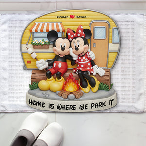 Camping Couple Doormat - Personalized Gifts For Couple 03naqn090625 - Doormat - GoDuckee