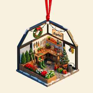 Gardening Miniature Christmas Ornament - Personalized Gifts For Garden Lovers 05pgqn120825 - Ornament - GoDuckee