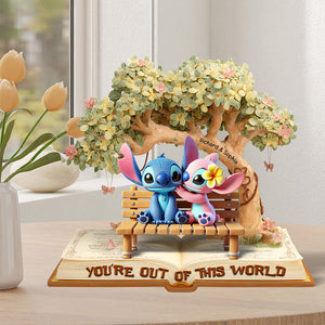 Romantic Experiment Acrylic Plaque Personalized Gifts For Couple 01TGQN220525 - Shaped Plaques - GoDuckee