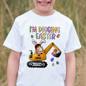 Custom Photo Gifts For Kid Shirt I'm Digging Easter Easter's Day Gifts - 2D Shirts - GoDuckee