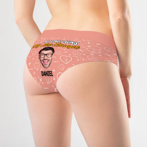 Custom Photo Gifts For Her Women's Briefs No One Owns My Ass Except You Funny Valentine's Gifts - Boxers & Briefs - GoDuckee