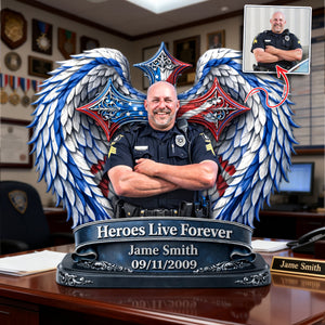 Always Remembered Office Workers Plaque - Personalized Memorial Gift For Office Workers 02HULU300126 - Shaped Plaques - GoDuckee
