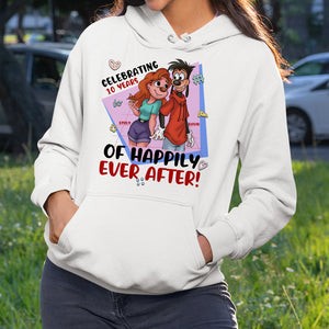 Personalized Gift For Couple Shirt Celebrating Year Of Happily Ever After 03NAMH170124 - 2D Shirts - GoDuckee