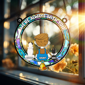 Personalized Memorial Gifts For Dog Lovers Window Hanging Suncatcher Ornament 03TGLU170225HG - Ornament - GoDuckee