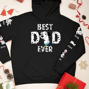 Best Dad Ever, Gift For Father, Personalized Shirt, Dalmatian Kids Shirt, Christmas Gift 04NAHN061023 - AOP Products - GoDuckee