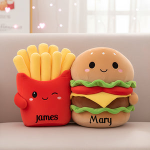 Couple Food Pillow Personalized Gifts For Couple 07PGDT211125 - Pillow - GoDuckee