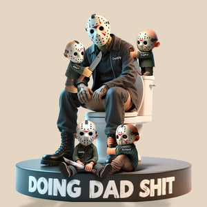 Doing Dad Sh*t Acrylic Plaque - Personalized Gifts For Father 01OHQN140525 - Shaped Plaques - GoDuckee