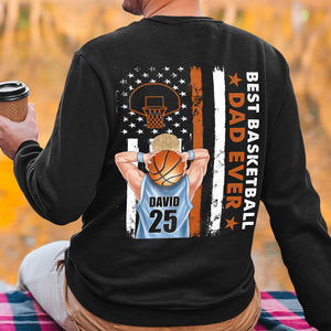 Best Basketball Dad Ever-Gift For Dad-Personalized Shirt-Basketball Dad - Shirts - GoDuckee