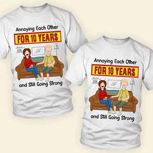 Personalized Gifts For Couple Shirt Annoying Each Other 03OHDT050325PA - Shirts - GoDuckee