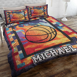 Personalized Gift For Sport Lover Quilt Bedding Set Special Line 02HUDT051224 - Blanket - GoDuckee