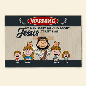 Personalized Gifts For Family Jesus Doormat 01OHMH150125HH - Doormat - GoDuckee