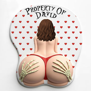 Husband Property 3D Mouse Pad With Armrest - Personalized Gifts For Husband 03ohtn191225 - Mouse Pads - GoDuckee