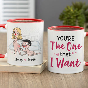 You're The One That I Want, Gift For Couple, Personalized Tumbler, Naughty Couple Tumbler, Couple Gift - Coffee Mug - GoDuckee