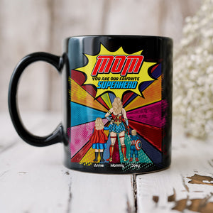 Personalized Gifts For Mom Black Coffee Mug You Are My Favorite Mom 01OHLU260225PA - Coffee Mug - GoDuckee
