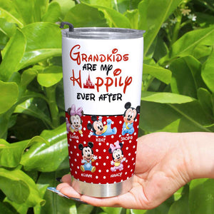 Personalized Gifts For Grandma Tumbler My Happily Ever After 02ohpu150224 - Tumbler Cups - GoDuckee