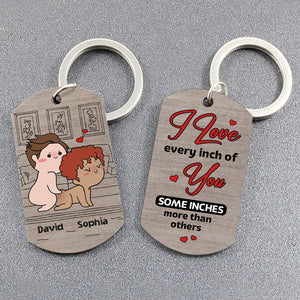 Personalized Gifts For Couple Keychain Naughty Couple 01XQDT191224HH - Keychains - GoDuckee