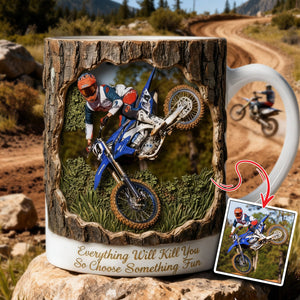 Motocross Coffee Mug - Custom Photo Gifts 05hulu311225 - Coffee Mug - GoDuckee