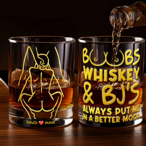 Couple's Best Mood Round Glass - Personalized Gifts For Couples 03NALU031225 - Glass - GoDuckee