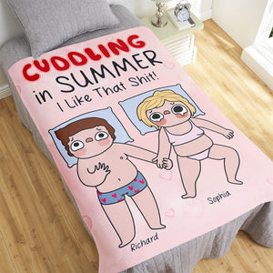 Personalized Gifts For Couple Blanket 03ohqn040624 - Blankets - GoDuckee