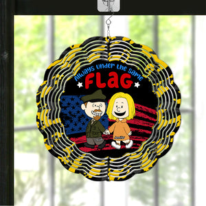 Personalized Gifts For Veteran Couple Wind Spinner 05toqn170125hg - Ornament - GoDuckee