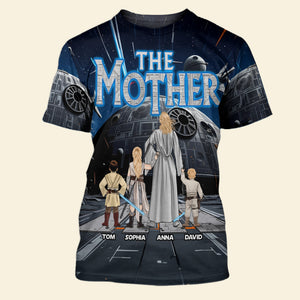 Personalized Gifts For Mom Shirt, Best Mother In The Galaxy 04qhtn120325hhhg - AOP Products - GoDuckee