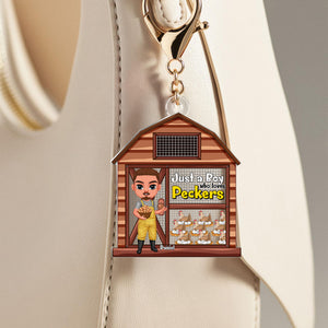 Personalized Gifts For Farmer Keychain Chicken Coop 06XQLU170225HH - Keychains - GoDuckee