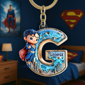 Initial Letter Keychain - Personalized Gifts For You 02tgpu170625 - Keychains - GoDuckee