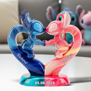 Romantic Experiment Couple Acrylic Plaque Personalized Gifts For Couple 01OHQN180625-Homacus