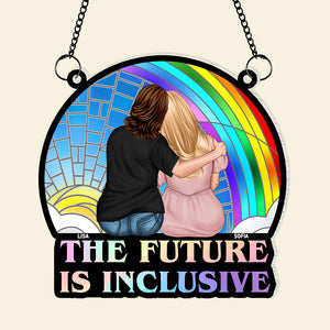 Personalized Gifts For Couple Suncatcher Window Hanging Ornament 01XQMH190624TM - Ornament - GoDuckee